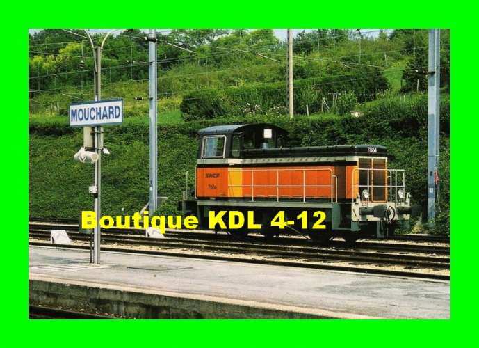 RU 0395 - Locotracteur Y 7884 en gare - MOUCHARD - Jura - SNCF