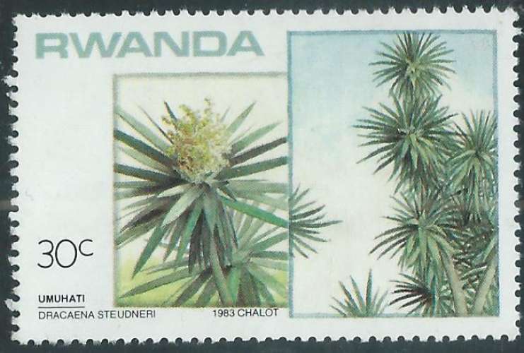 Rwanda - Y&T 1126 (*) - Arbres -