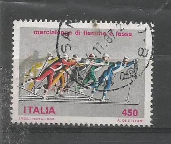 Italie 1986 YT n° 1691 - Skieurs en compétition