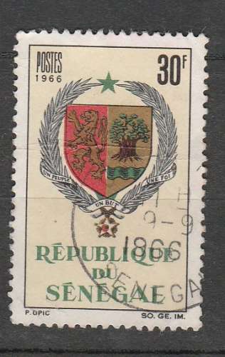  Sénégal   Blason  30F   Y&T 279 o