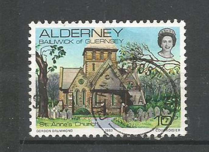 Alderney 1983 - YT n° 4 - Eglise de Sainte-Anne