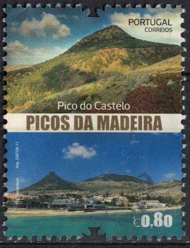 Portugal 2017 Oblitéré Used Pico do Castelo Madeira Madère SU