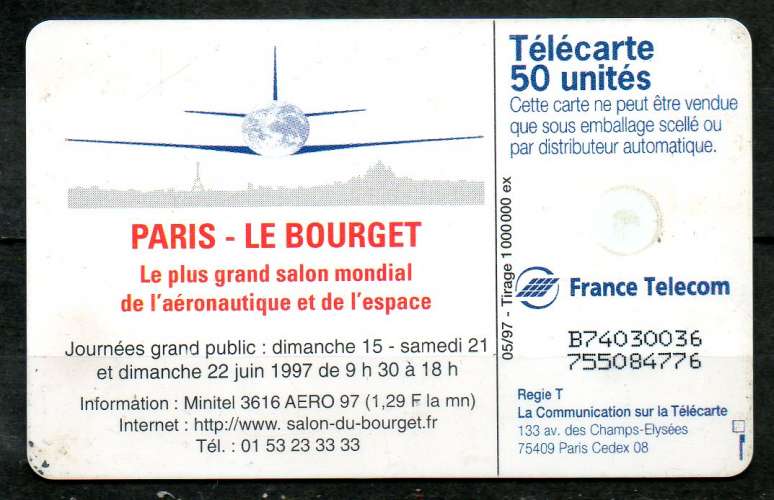 France F740 Salon du BOURGET 50U-GEM1A 1997 