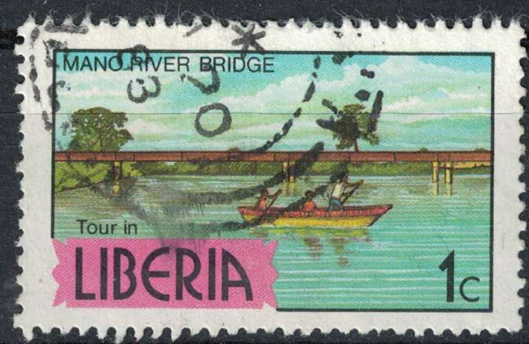 Liberia 1982 Oblitéré Used Mano River Bridge Pont