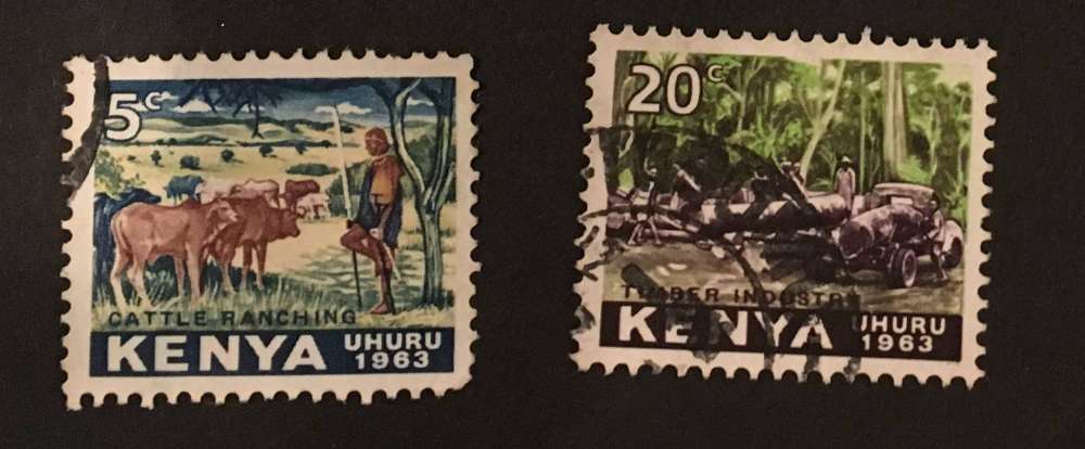 Kenya 1963 YT 1 et 4