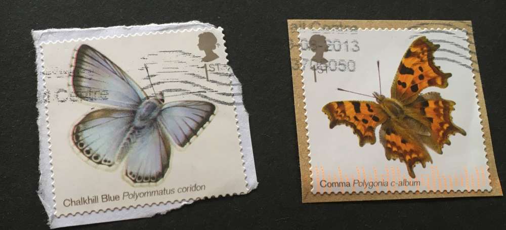 GB 2013 Butterflies 1st (self-adhesive) YT 3898 / 3899