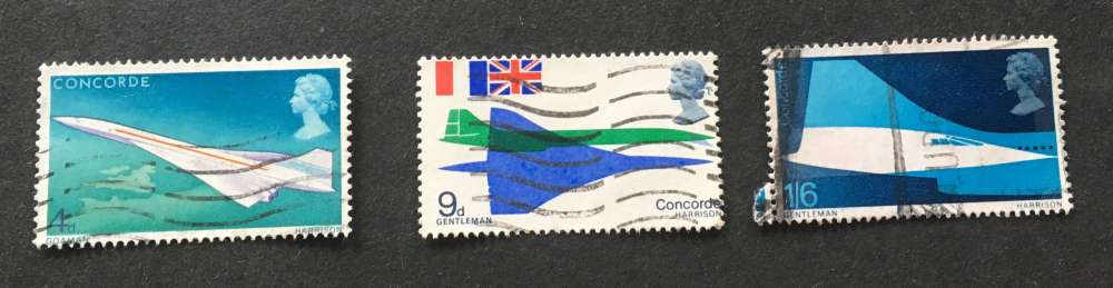 GB 1969 Concorde YT 555-557