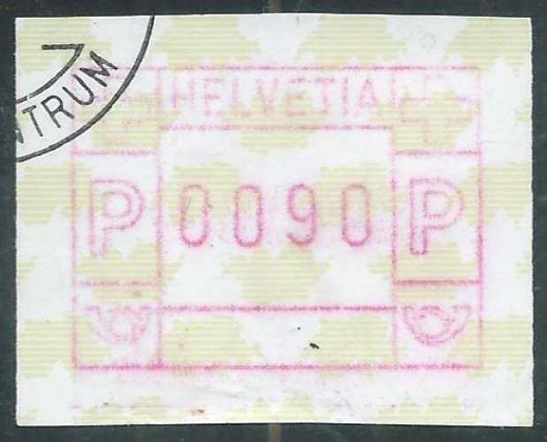 Suisse - Timbres de distributeurs - Y&T 0015 (o) 