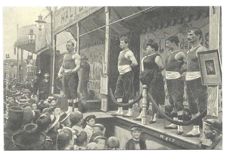 Paris - Fête forraine - La Parade (reproduction)