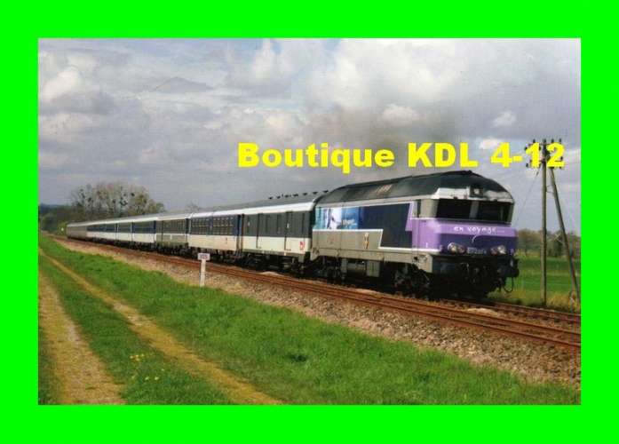 ACACF 266 - Train - loco CC 72074 vers PRECEY - Manche -  SNCF