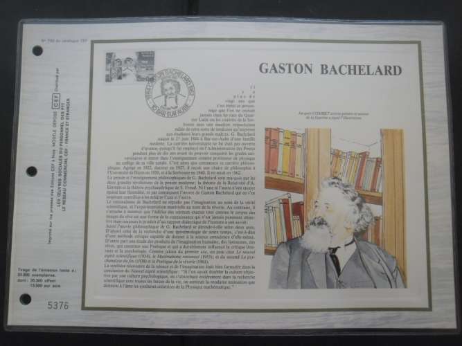 FRANCE CEF de 1984 N°730 Gaston Bachelard (N° 2330)