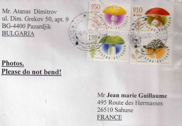 LETTRE BULGARIE VOIR SCAN