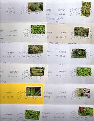 LETTRES FRANCE  2012 LEGUMES  VOIR   SCAN