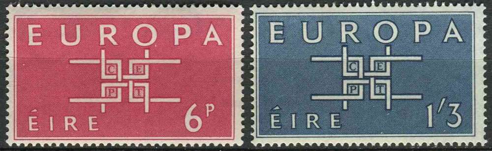 IRLANDE 1963 NEUF** MNH N° 159 160 europa