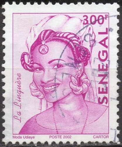 G201N - Y&T n° 1680Q - oblitéré - Coiffure - La Linguère - 2002 - Sénégal