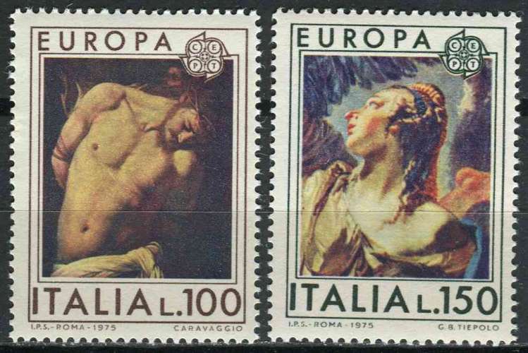 ITALIE 1975 NEUF** MNH N° 1122 1123 europa