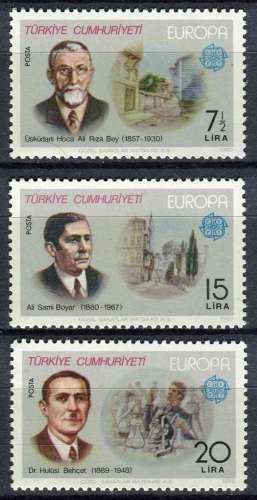 TURQUIE 1980 NEUF** MNH N° 2279 à 2281 europa