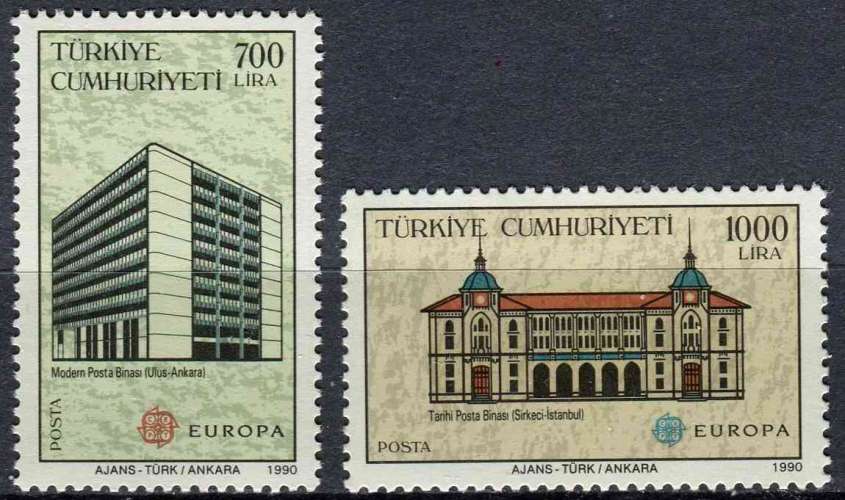 TURQUIE 1990 NEUF** MNH N° 2634 2635 europa