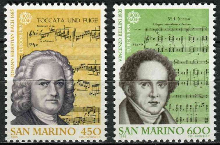 SAINT MARIN 1985 NEUF** MNH N° 1107 1108 europa