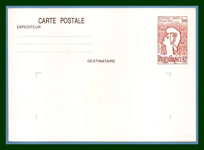 Entier Postal N° 2216 - CP1 ** Philexfrance 1982