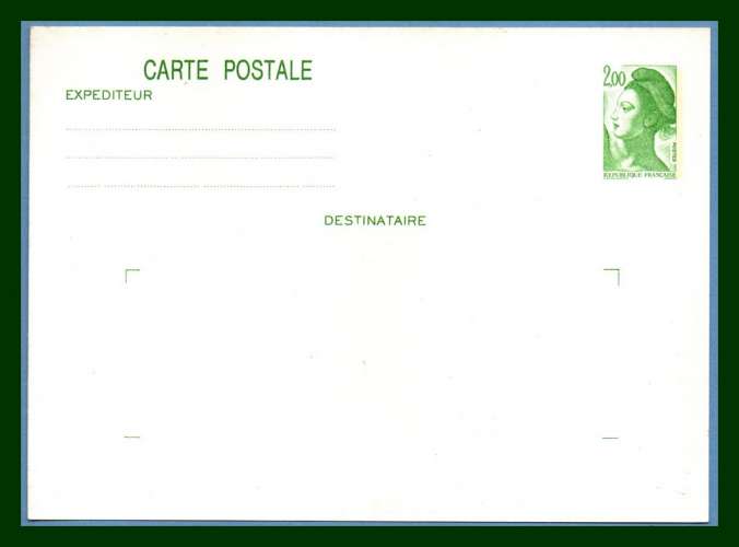 Entier Postal Liberté N° 2484 - CP1 **  1982 - 88