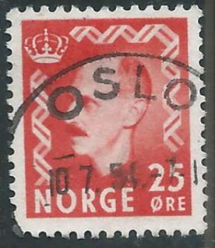 Norvège - Y&T 0325 (o) - Haakon VII -