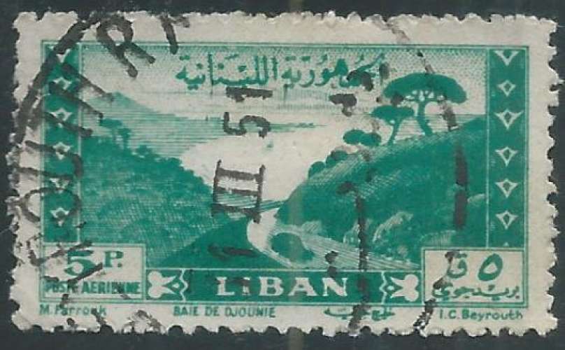 Liban - Poste Aérienne - Y&T 0019 (o) 