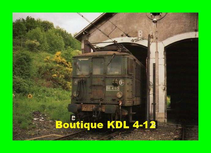 RU 0055 - Loco BB 4183 au dépôt - NEUSSARGUES - Cantal - SNCF