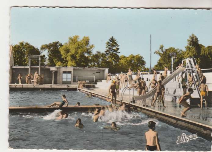 cpsm 77 Coulommiers la Piscine Le Bain des Enfants 