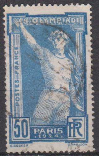 France 1924 YT 186 Obl Jeux Olympiques Paris