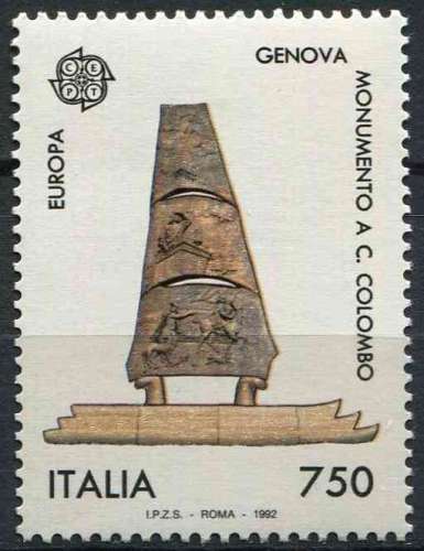 ITALIE 1992 NEUF** MNH N° 1940 europa - Découverte de l'Amérique par Christophe Colomb