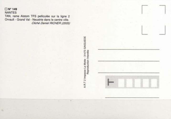 ART 149 - Tramway n° 318 - NANTES - Loire-Atlantique - TAN