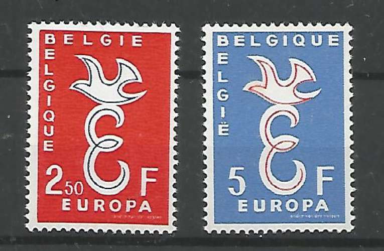 Belgique - 1958 - Europa - Tp 1064 / 5 - Neuf **