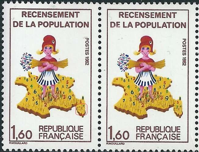 France - 1982 - Y&T 2202 - 2202a ** - MNH