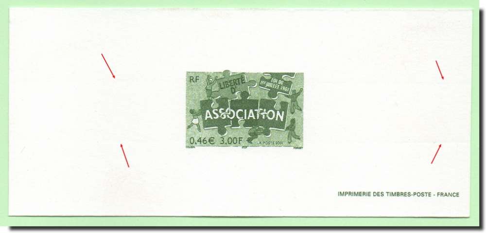 Gravure N° 3404 Association 2001