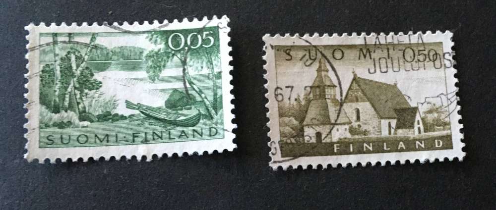 Finlande 1963 YT 533 et 541