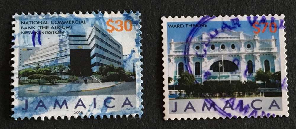 Jamaïque 2008 Edifices YT 1148 et 1159 