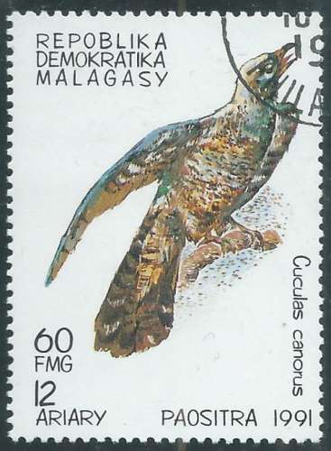 Madagascar - Y&T 1026 (o) - Coucou gris -