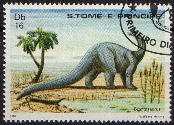 Faune préhistorique - Brontosaurus