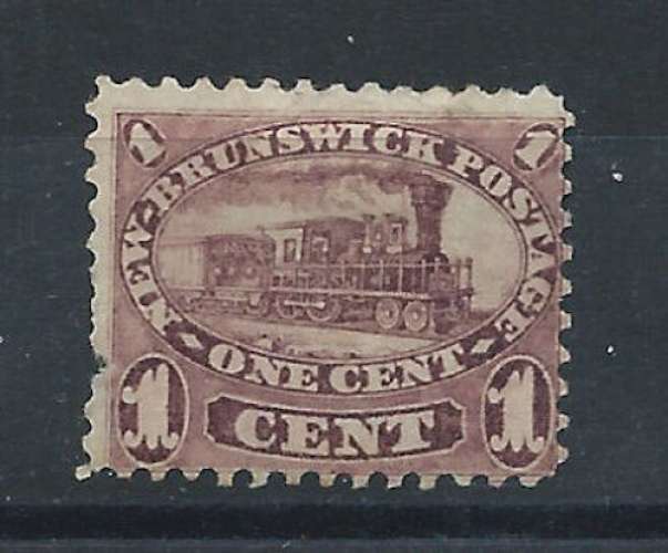 Nouveau-Brunswick N°4 (*) (MNG) 1860/63 - Locomotive à bois