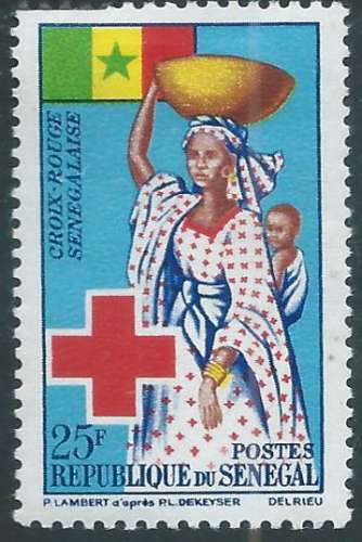 Sénégal - Y&T 0234 (*) - Croix rouge -