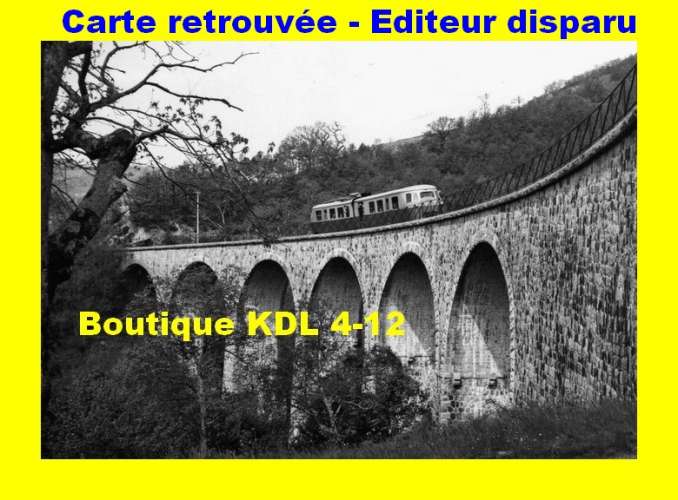 BVA 601-04 - Autorail Billard A 150 D 2 vers LE CHEYLARD - Ardèche - CFD Vivarais