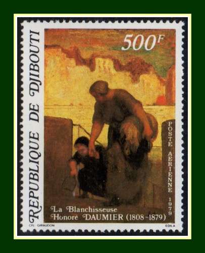 Djibouti N° PA 133 ** MNH (cote 15 €) Daumier TB peinture