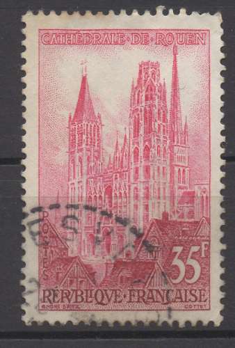 France 1957 - Y & T 1129 (o) - Cathédrale de Rouen