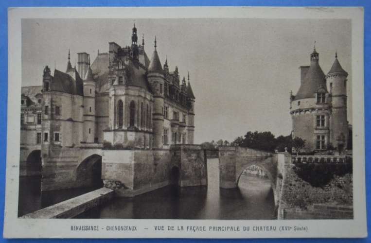 37-CHENONCEAUX chateau , façade principale