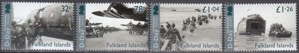 Falkland Islands 2019 75 Ans Jour de débarquement Neuf **