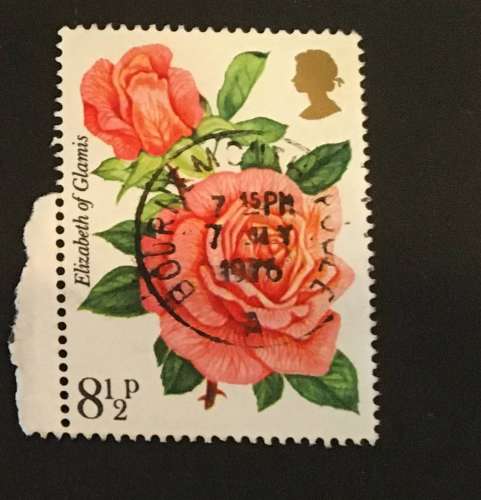 GB 1976 Roses  8.5p YT 795 / SG 1006