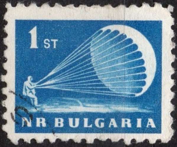 K577 - Y&T n° 1171 - oblitéré - Parachute - 1963 - Bulgarie