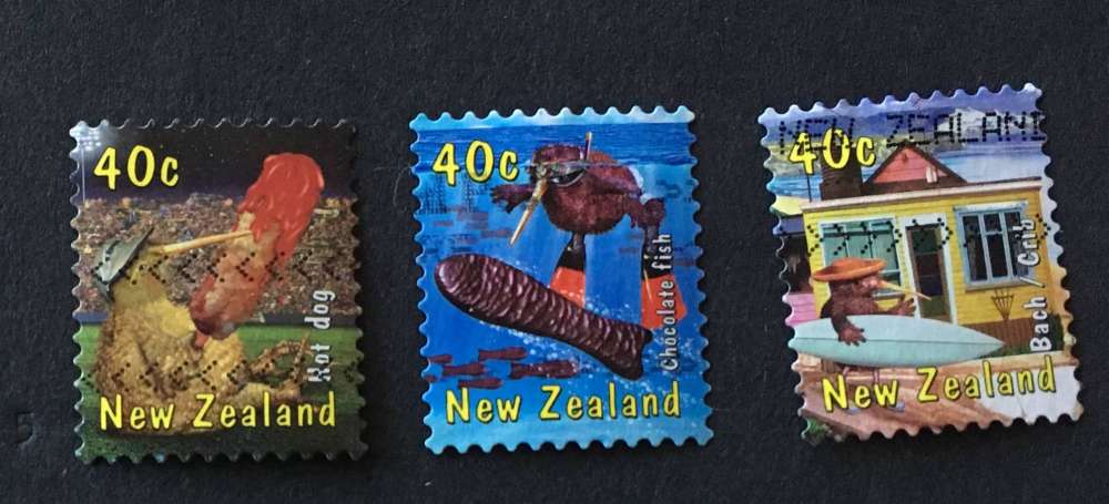 New Zealand 2000 YT 1757, 1758 et 1762