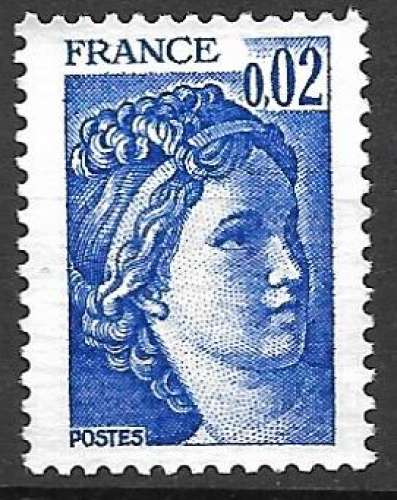 France 1977-78 Y&T 1963 neuf sans gomme - Sabine 